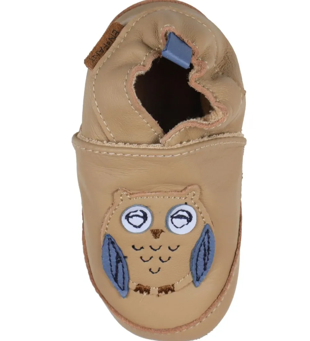 En Fant Skindfutter>Skindfutter - Beige m. Ugle