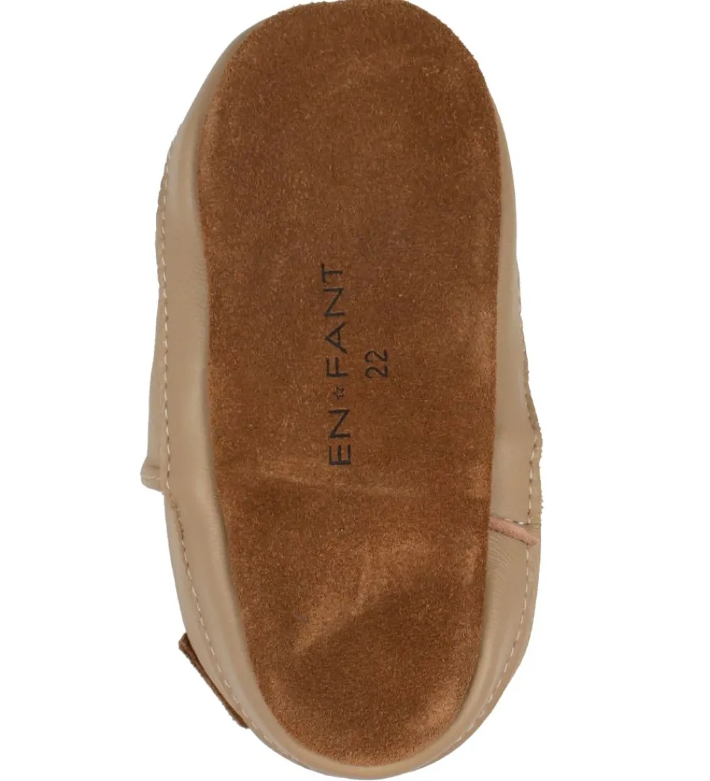 En Fant Skindfutter>Skindfutter - Beige m. Ugle