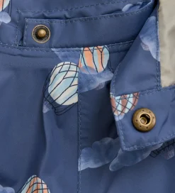 Børn En Fant Sommerjakker|Sommerjakke - Vintage Indigo m. Luftballoner