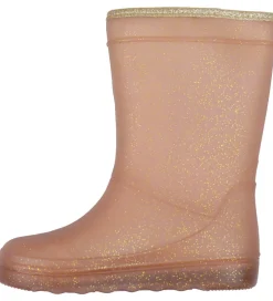 En Fant Gummistøvler|Termostøvler m. Glimmer - Rose Taupe