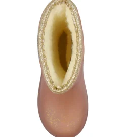 En Fant Gummistøvler|Termostøvler m. Glimmer - Rose Taupe