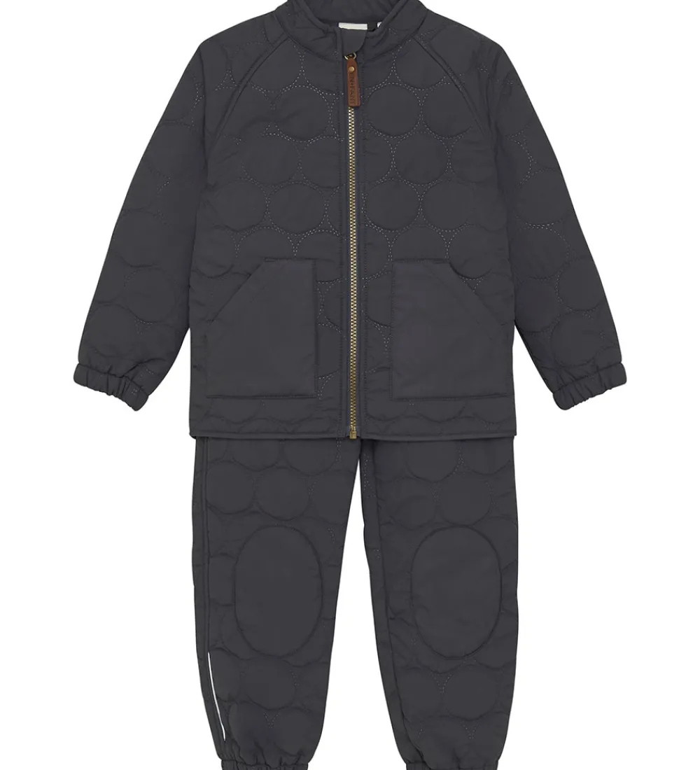 Børn En Fant Termotøj>Termotøj - Quiltet - Ebony