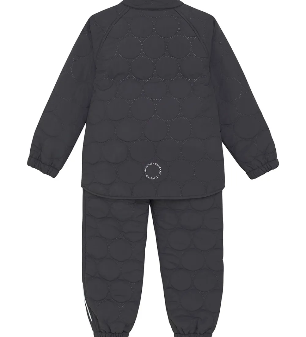 Børn En Fant Termotøj>Termotøj - Quiltet - Ebony