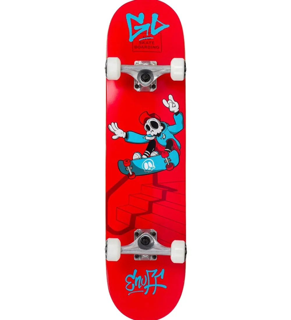 Enuff Skully Skateboards|Skate>Enuff Skateboard - 7.75'' - Skully Komplet - Rød