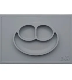 EzPz Dækkeservietter>Happy Mat - Silikone - Mørkegrå