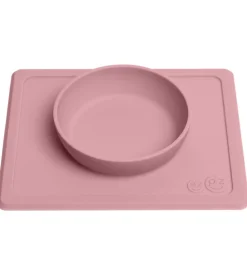 EzPz Dækkeservietter|Happy Mini Bowl - Silikone - Støvet Rosa