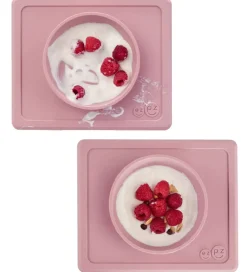 EzPz Dækkeservietter|Happy Mini Bowl - Silikone - Støvet Rosa