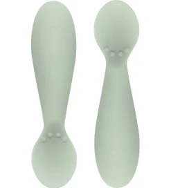 EzPz Babyskeer|Tiny Spoon - 2-pak - Støvet Grøn