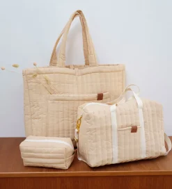 Fabelab Toilettasker|Toilettasker|Toilettaske - Quilted - Wheat