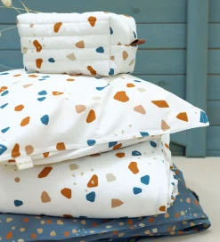 Fabelab Toilettasker|Toilettasker|Toilettaske - Quiltet - Natural/Terazzo