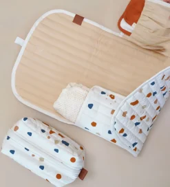 Fabelab Toilettasker|Toilettasker|Toilettaske - Quiltet - Natural/Terazzo