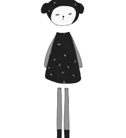 Fabelab Wallsticker>Wallstickers - Dreamy Friend Sheep - Sort m. Får