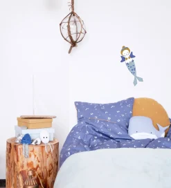 Fabelab Wallsticker>Wallstickers - Havfrue - Blå