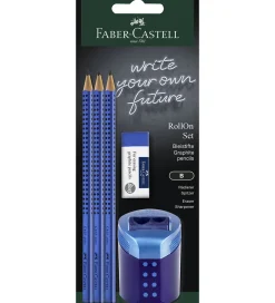 Faber-Castell Skriveredskaber>Blyantsæt - Roll On - 5 Dele - Sky Blue