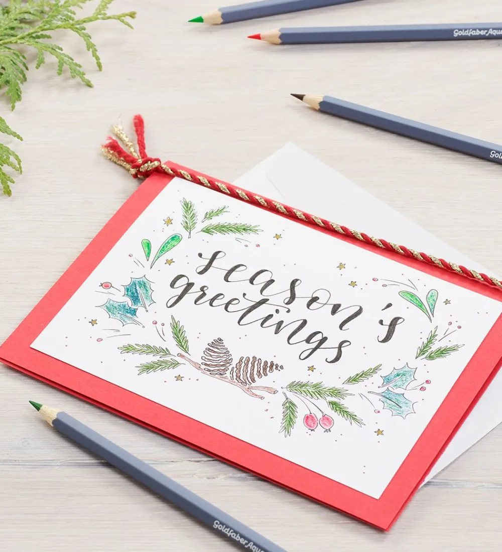 Faber-Castell Maling>Farveblyanter - Goldfaber Akvarel - 12 stk - Multi