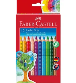 Faber-Castell Maling>Farveblyanter - Jumbo Grip - Akvarel - 12 stk - Mu