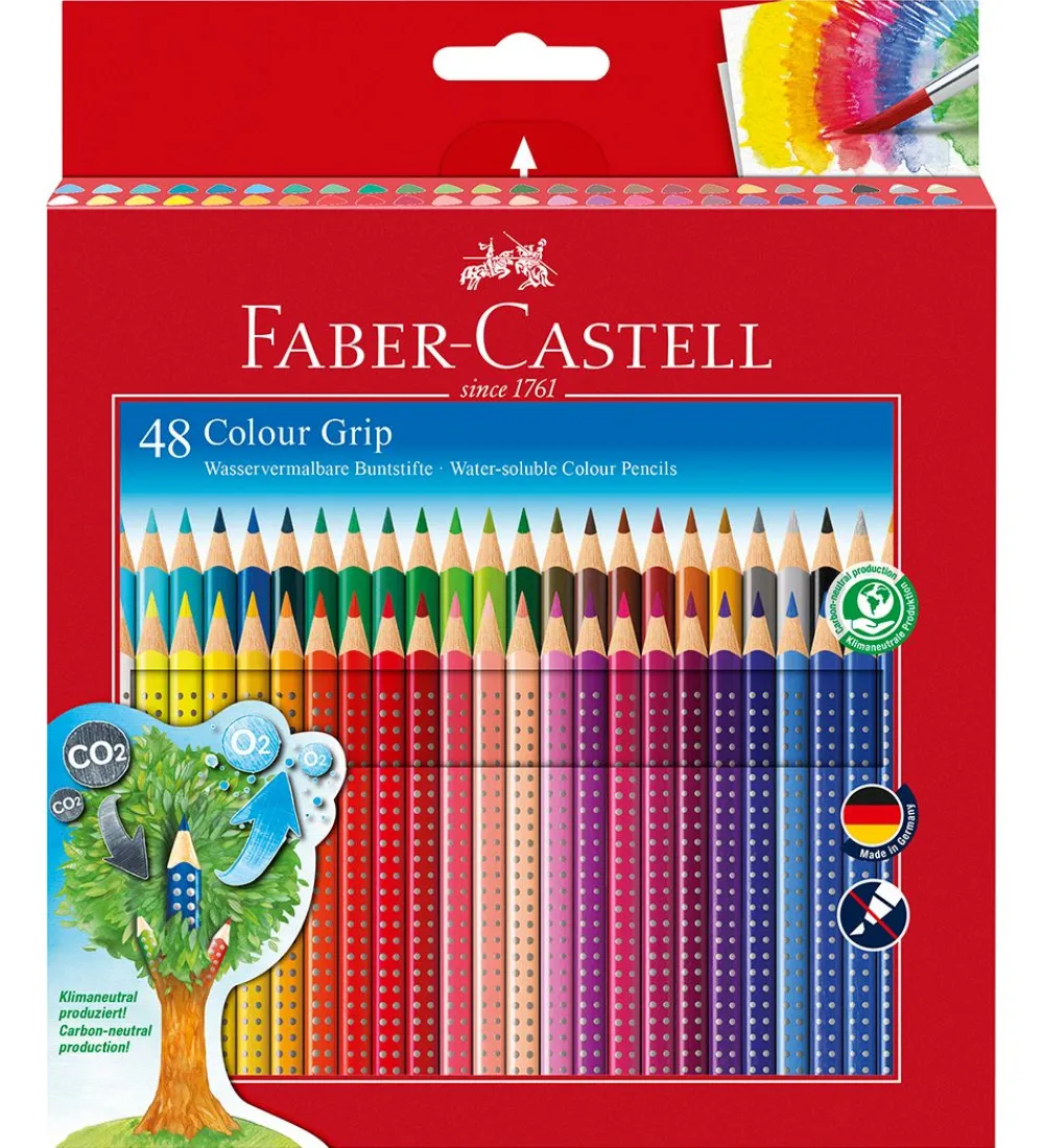 Faber-Castell Maling>Farveblyanter - Grip - Akvarel - 48 stk - Multi