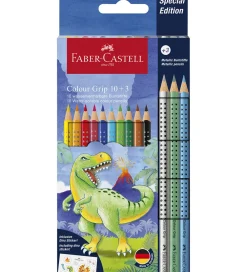Faber-Castell Skriveredskaber>Farveblyanter - 13 stk. - Grip Dino