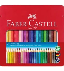Faber-Castell Maling>Farveblyanter - Grip - akvarel - 24 stk - Multi