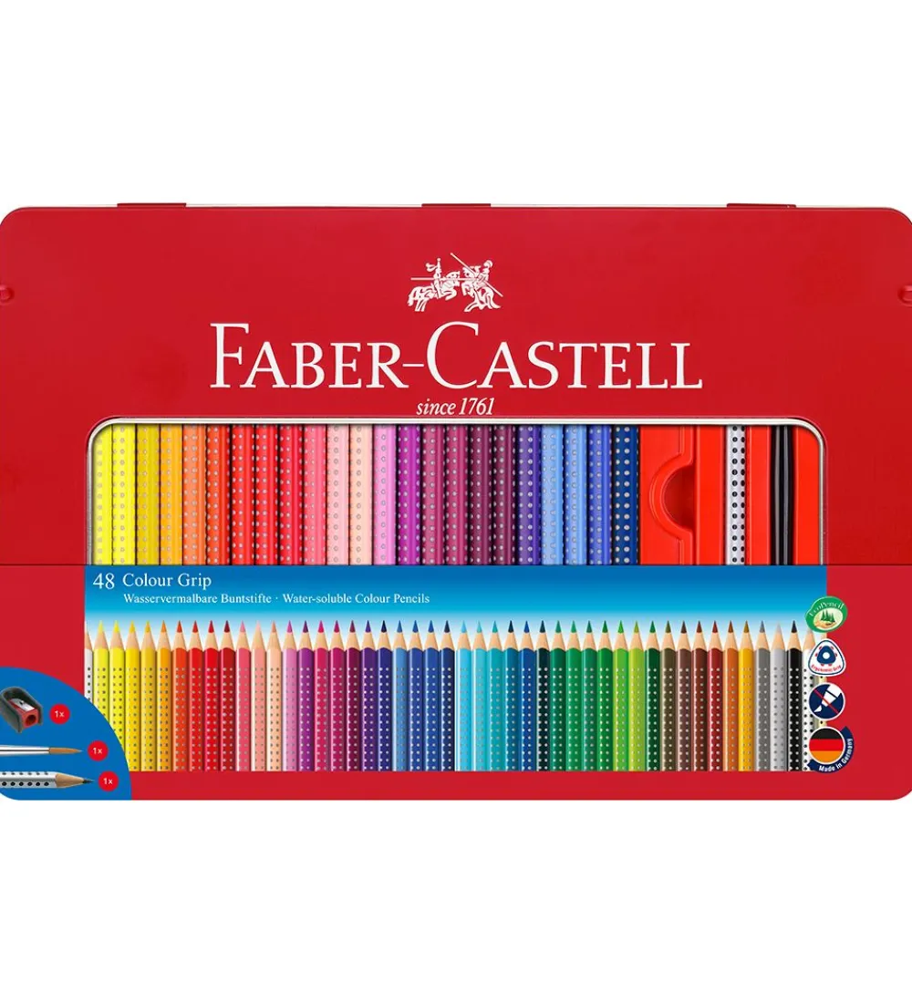 Faber-Castell Maling>Farvesæt - Grip - Akvarel - 48 stk - Multifarvet