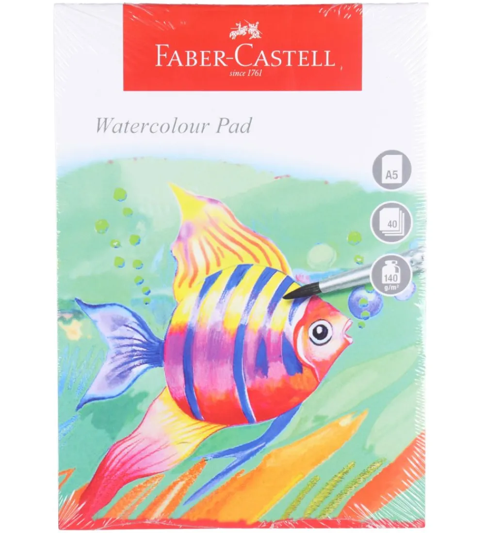 Faber-Castell Maling|Maleblok - Akvarel - 40 ark - A5