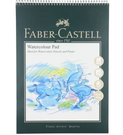 Faber-Castell Maling>Maleblok - Akvarel - 10 ark - A3