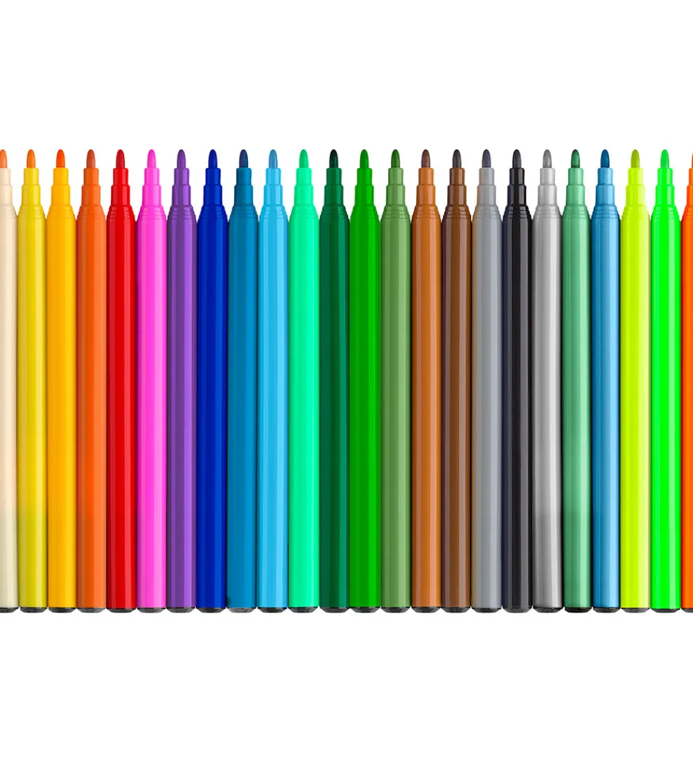 Faber-Castell Tuscher Og Farver|Tuscher - 18+3 Metallic + 3 Neon - Dinosaur