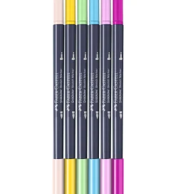 Faber-Castell Tuscher Og Farver|Tuscher - 6 Stk. - Goldfaber Sketch - Kawaii