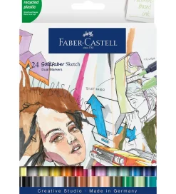 Faber-Castell Tuscher Og Farver>Tuscher - 24 Stk. - Goldfaber Sketch