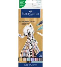 Faber-Castell Tuscher Og Farver>Tuscher - 6 Stk. - Goldfaber Sketch - Fashion