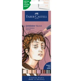 Faber-Castell Tuscher Og Farver>Tuscher - 6 Stk. - Goldfaber Sketch - Portrait