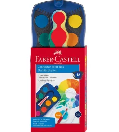 Faber-Castell Maling>Vandfarve - Connector - 12 Farver