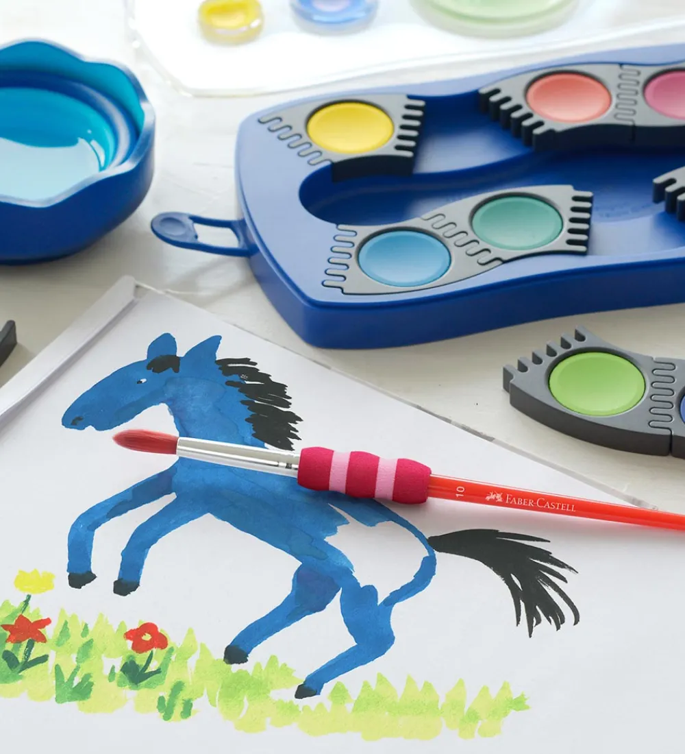 Faber-Castell Maling>Vandfarve - Connector - 12 Farver