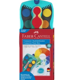 Faber-Castell Maling|Vandfarve - Connector - 12 Farver