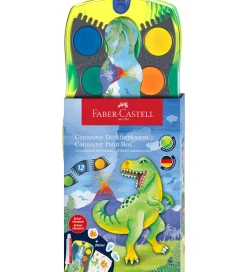 Faber-Castell Maling|Vandfarve - Dinosaur - 12 Farver + Chinese White