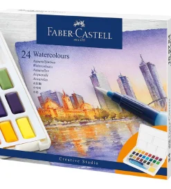 Faber-Castell Maling>Vandfarver - 24 stk.