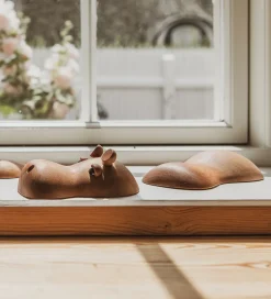 FableWood Pyntefigurer></noscript>Flodhest - Rosa - 4 cm - Natur