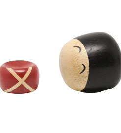 FableWood Pyntefigurer>Garder - Christian - 6 cm - Natur/Rød/Sort