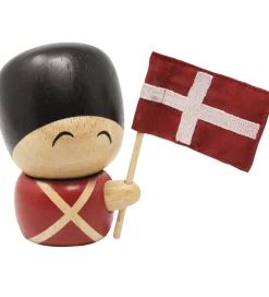 FableWood Pyntefigurer>Garder - Henrik - 9 cm - Natur/Rød/Sort