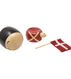 FableWood Pyntefigurer>Garder - Henrik - 9 cm - Natur/Rød/Sort