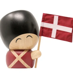 FableWood Pyntefigurer>Garder - Valdemar - 17 cm - Natur/Rød/Sort