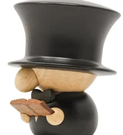 FableWood Pyntefigurer>H.C. Andersen - 8 cm - Natur/Sort