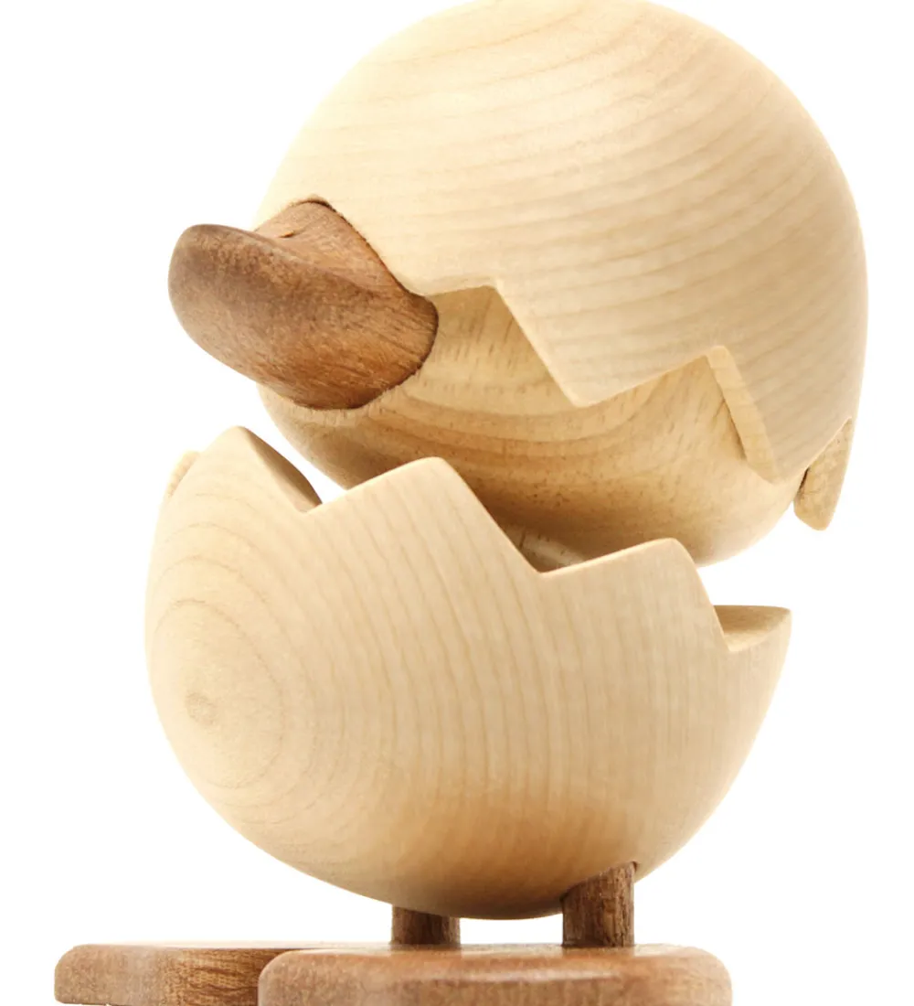 FableWood Pyntefigurer>H.C. Andersen - Den Grimme Ælling - 8 cm - Natur