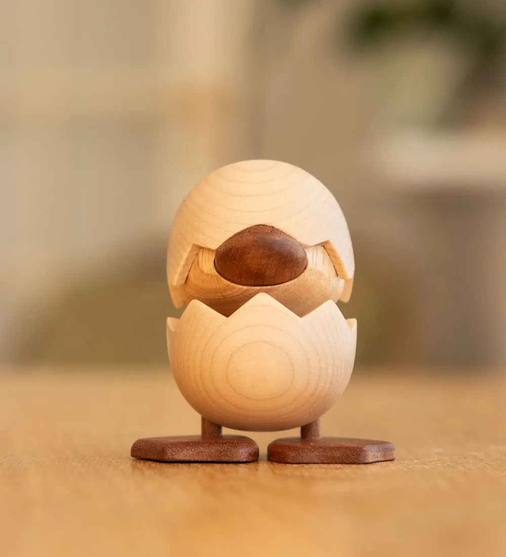 FableWood Pyntefigurer>H.C. Andersen - Den Grimme Ælling - 8 cm - Natur