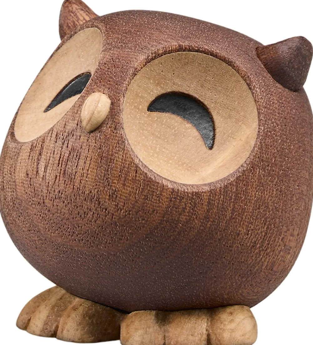 FableWood Dekoration>Lille Ugle - Sofia - 6 cm - Natur