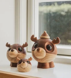 FableWood Pyntefigurer|Julepynt>Nissehue - 3 cm - Natur