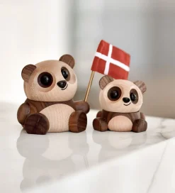 FableWood Pyntefigurer></noscript>Panda - Pom Pom - 6 cm - Natur