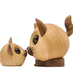 FableWood Pyntefigurer>Pick-Me-Up Kat - Felix - 9 cm - Natur