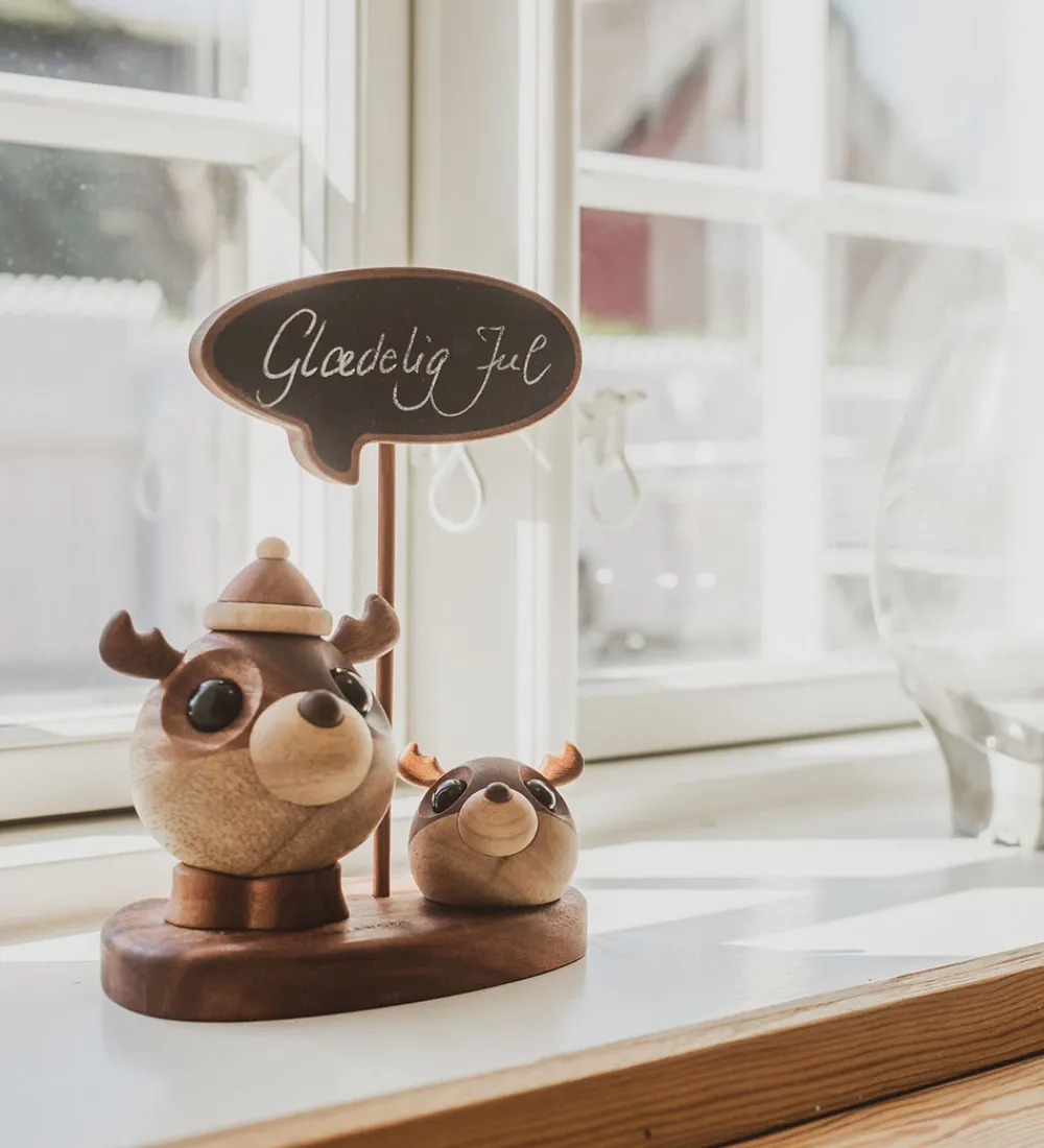 FableWood Pyntefigurer>Pick-Me-Up Rensdyr - Kaj - 4 cm - Natur