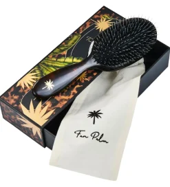 Fan Palm Hårbørster|Hårbørste - Medium - Shell Tortoise